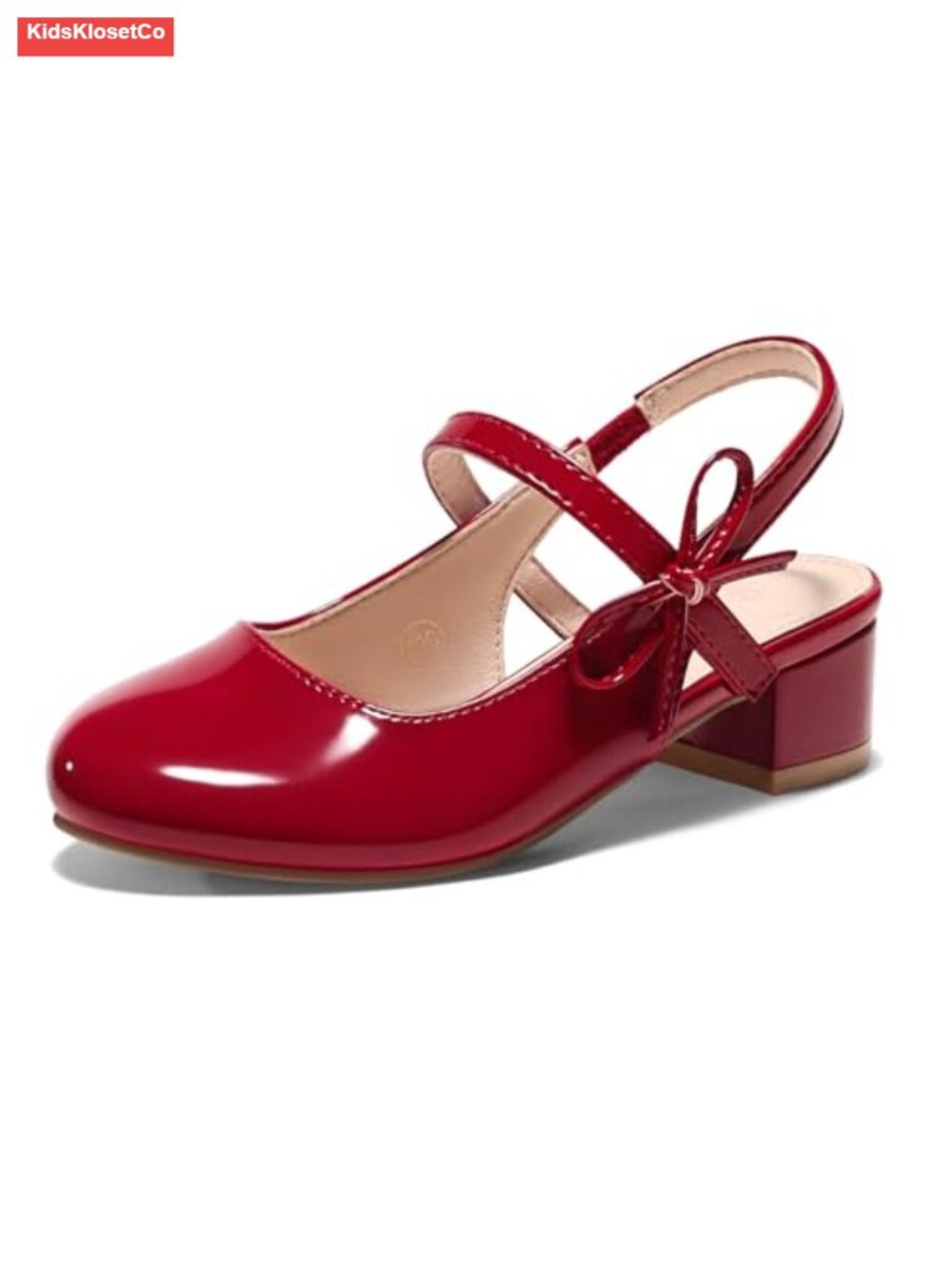 Girls Dress Shoes Mary Jane Low Heels Formal Party Wedding Pumps